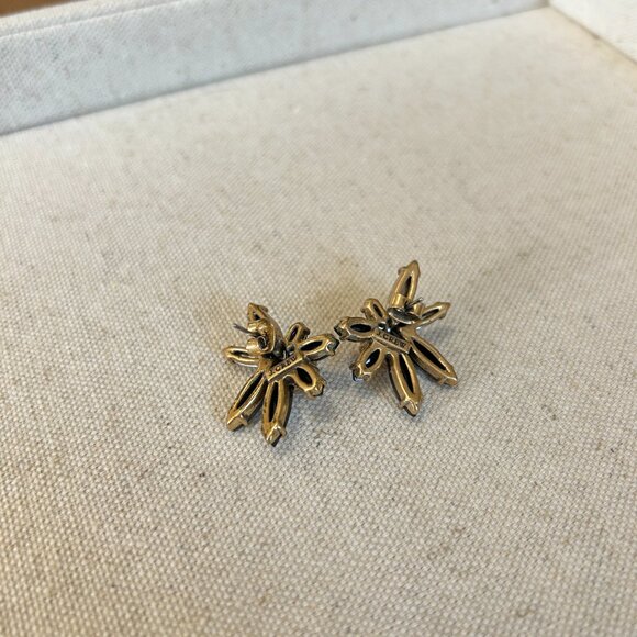 J.Crew Statement Cluster Earrings Worn Twice Beautiful Shape Multicolor MSRP $89 - Picture 4 of 5